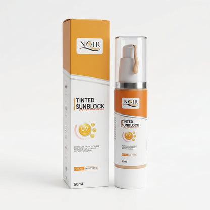 Tinted Sunblock SPF 50+ for UV Protection & Even Skin Tone